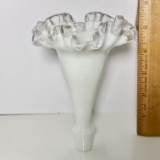 Vintage Fenton Silver Crest Stopper