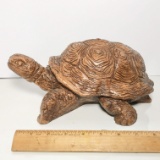 Decorative Turtle Statue Made of Molded Resin