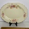 Vintage Floral Platter Signed LIDO W. S. George Canarytone