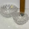 Pair of Lenox Fine Crystal Diamond Pattern Bowls