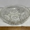 Vintage Cut Glass Bowl with Star Design