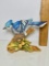 Porcelain Blue Jay Figurine Signed Andrea by Sadek Made in Japan