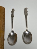Collectible “Huckleberry Hound & Yogi Bear” Spoons by Old Company Plate