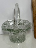 Early Thick Glass Basket