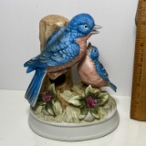 Porcelain Gorham Blue Bird Music Box