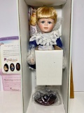 Butterfly Kisses Precious Collectibles Porcelain Doll NEW in Box with Papers