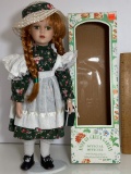 Anne of Green Cables Limited Edition Porcelain Doll with Box & Stand