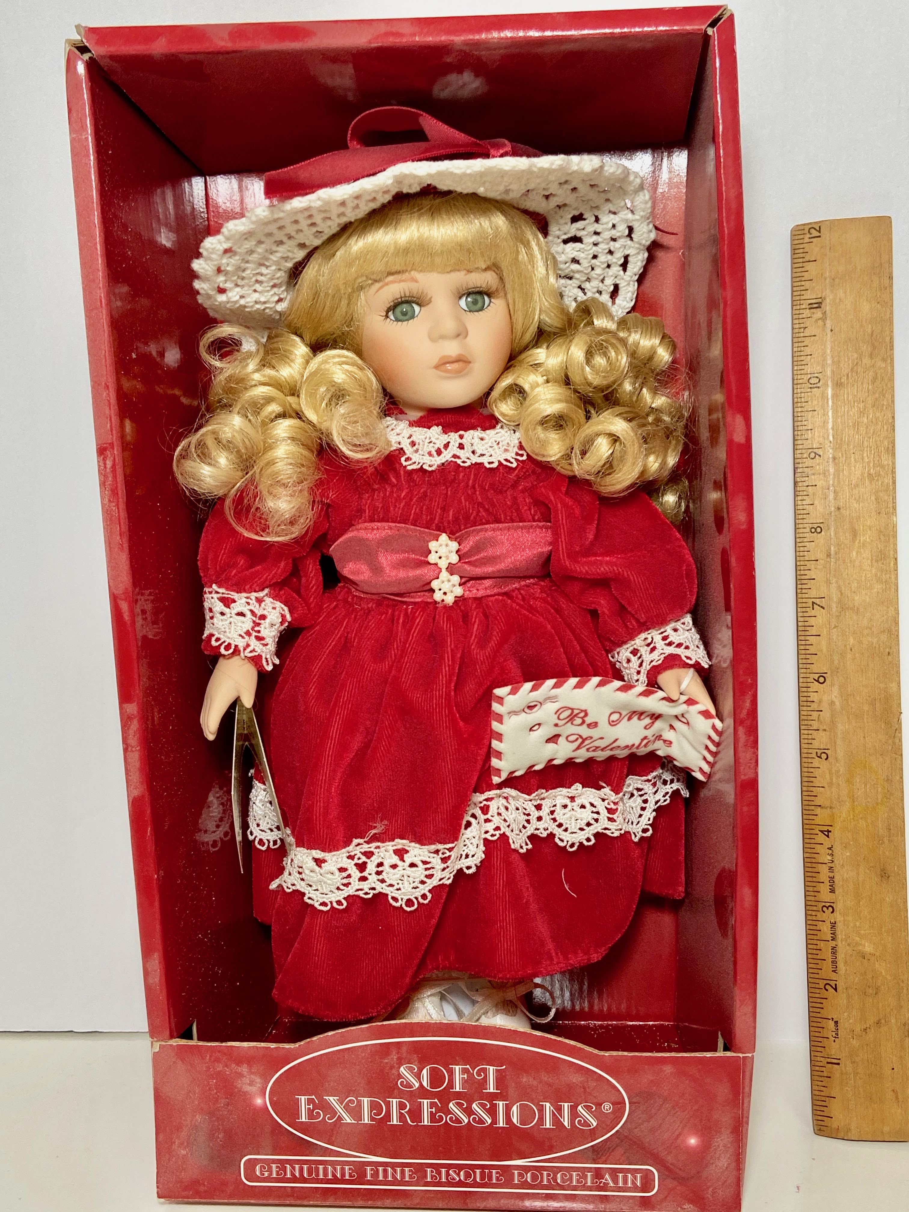 Genuine Fine Bisque Porcelain Doll