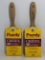 Pair of Purdy Paint Brushes - Never Used