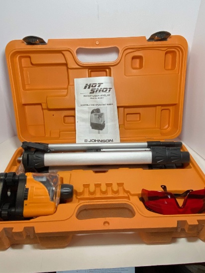 Hot Shot Rotary Laser Level Kit Model 40-0917 in Case