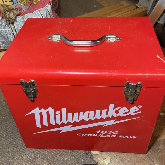 Milwaukee 10-1/4” Circular Saw in Metal Case - Works