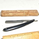 Vintage “L. West” Straight Razor with Box