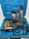 Bosch Jigsaw Model 1587AVS with Extra Blades in Hard Case - Works