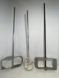 Lot of 3 Paint Mixing Paddles