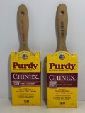 Pair of Purdy Paint Brushes - Never Used