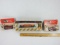 2 Baltimore & Ohio Cabooses & 1 Erie Depressed Center Flat Cars N Scale by REVELL RAPIDO