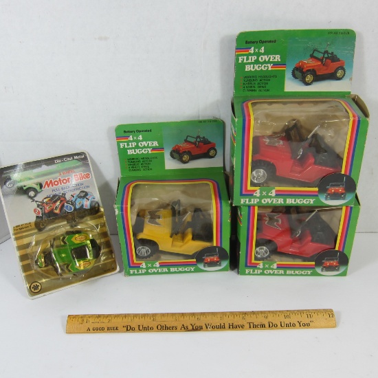 4 X 4 Flip Over Buggy Jeep Toys & Three Wheeler Toy