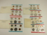 4 1972 Uncirculated Philadelphia & Denver Coin Sets United States Mint