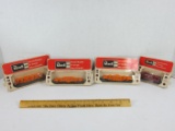 3 Erie Depressed Center Flat Cars & Baltimore & Ohio Caboose N Scale by REVELL RAPIDO