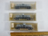 3 Texaco Single Dome Tank Cars  N Scale by KADEE