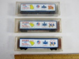 2 South Carolina & 1 Georgia Bi-Centennial N Scale Boxcars by KADEE