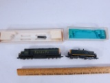 Santa Fe 1762 Locomotive N Scale by LIFE-LIKE & 2418A Switcher by ATLAS