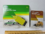 John Deere 4WD Pickup Trailer & Skid Steer Loader