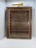 Lighted Wood Display Cabinet for N Scale Trains