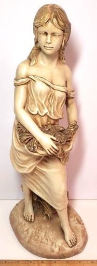Vintage Girl Statue