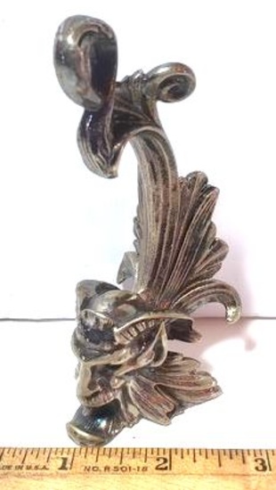 Vintage Silver Plated Gargoyle Piece