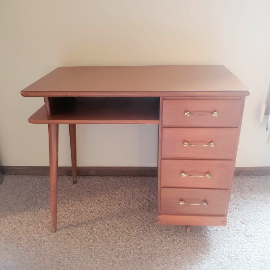 Vintage Mid Century Wood Desk