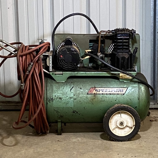 Speedaire Air Compressor Model 32419B with 50 ft Hose