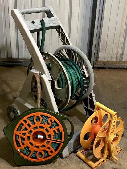 Lot of 3 Hose Reels