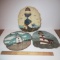 Set of 3 Lighthouse Stepping Stone Style Wall Hangings