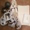 Large Lot of Wii Accessories, Tennis Racket, Steering Wheel, Sleeves, Fit and More