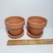 Set of 2 Terra Cotta Pots