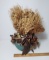 Vintage Dried Flower Arrangement in Ceramic Pot