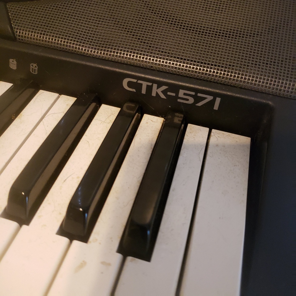 Casio CTK-571 Keyboard with Adjustable Stand | Art, Antiques & Collectibles  Collectibles Musical Instruments | Online Auctions | Proxibid