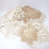 Vintage Hand Crocheted Doily Lot