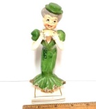Vintage Porcelain Enesco Lady Figurine
