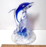 Vintage Art Glass Dolphin