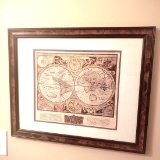 Antique Style World Map