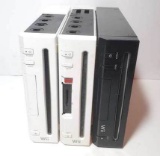Lot of 3 Nintendo Wii’s and Accessories for Parts or Repair