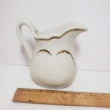 Vintage James M Shaw and Co Pitcher with Gold Trim 1928