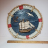 Nautical Life Ring Art