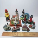 Lighthouse Figurine Lot