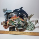 Dolphin Figurine Lot
