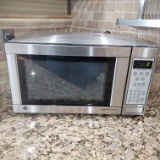 Stainless Steel GE Microwave