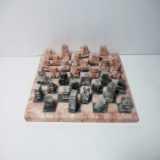 Vintage Alabaster Chess Set