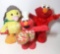 Hokey Pokey Elmo, Fisher-Price Elmo and Duck Stuffed Dolls